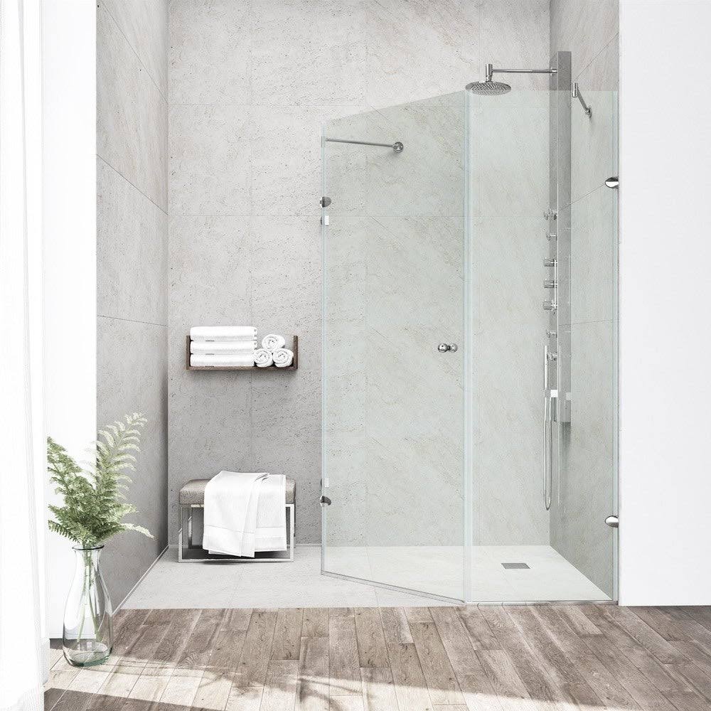 Frameless Neo-Angle Shower Enclosure C346