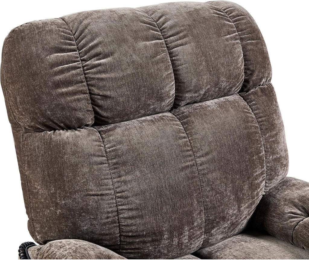 Brown Dual Motor Power Lift Recliner Chair D21861