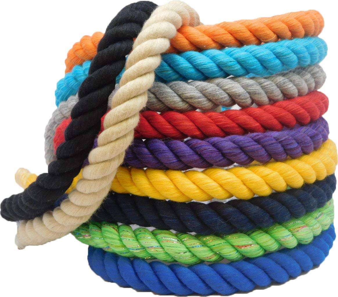 Natural Twisted Cotton Rope, 1/2 inch x 100 Feet G156