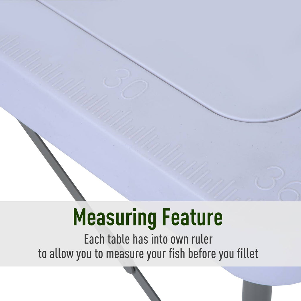 White Portable Folding Camping Table with Faucet O338