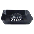 Domed 8 1/2 in Plastic Square Floor Drain Strainer Basket S560