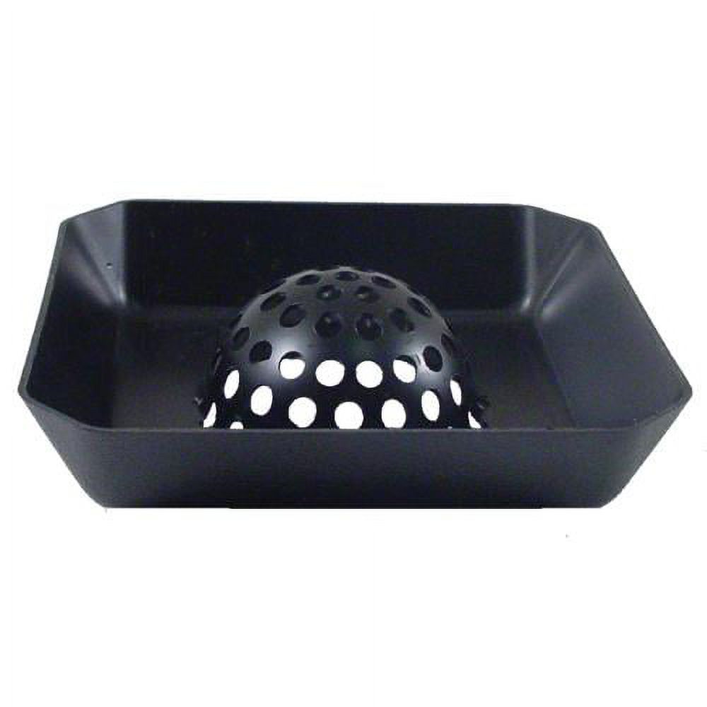 Domed 8 1/2 in Plastic Square Floor Drain Strainer Basket S560