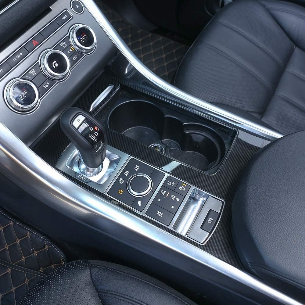 Red Ash Wood Grain ABS Plastic Center Console Cover Trim F64308