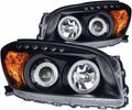 Projector Headlights with Halo Black Z36186