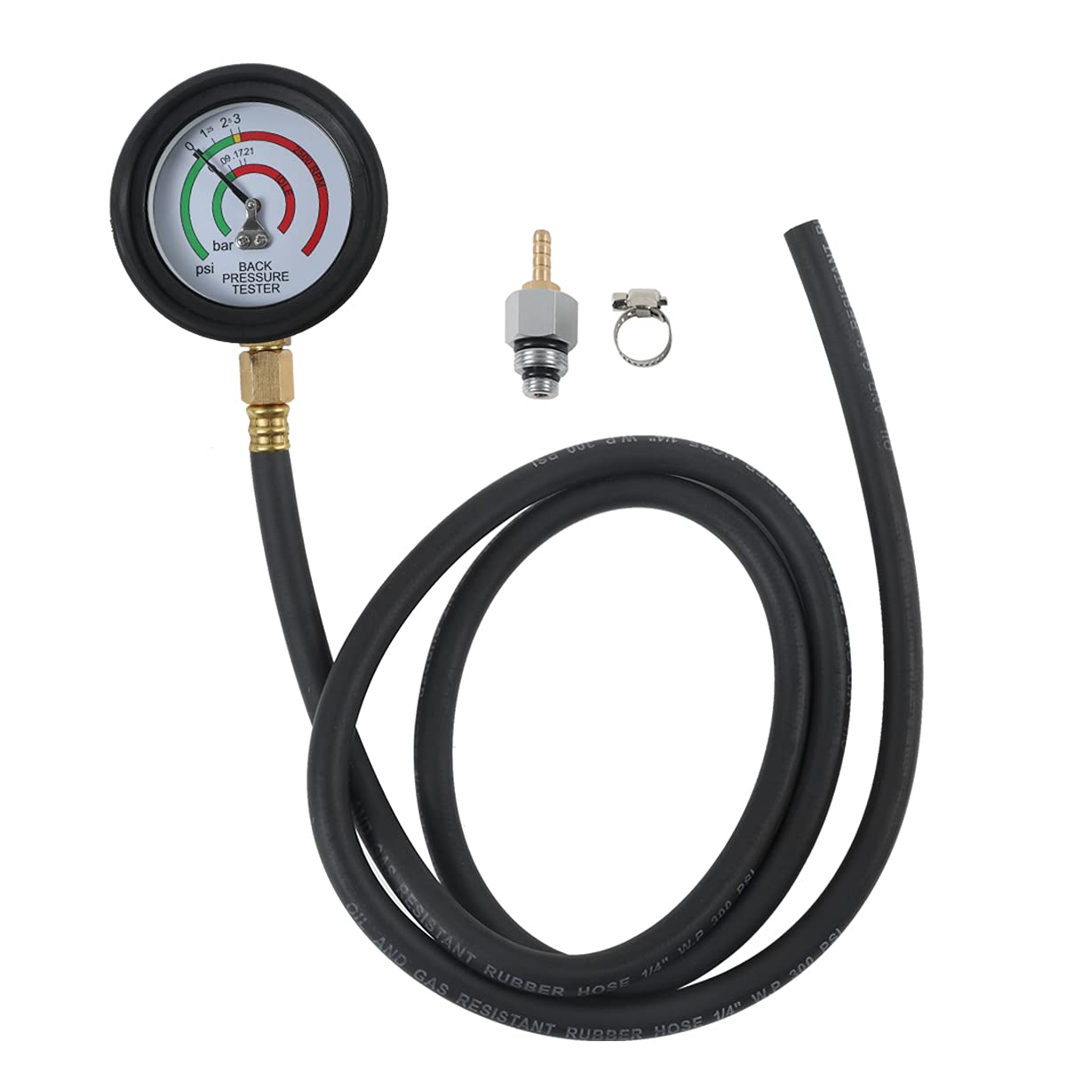 Exhaust Back Pressure Tester Kit with 6-Foot Hose, Gauge with Carrying Case Pack of 2 D727775