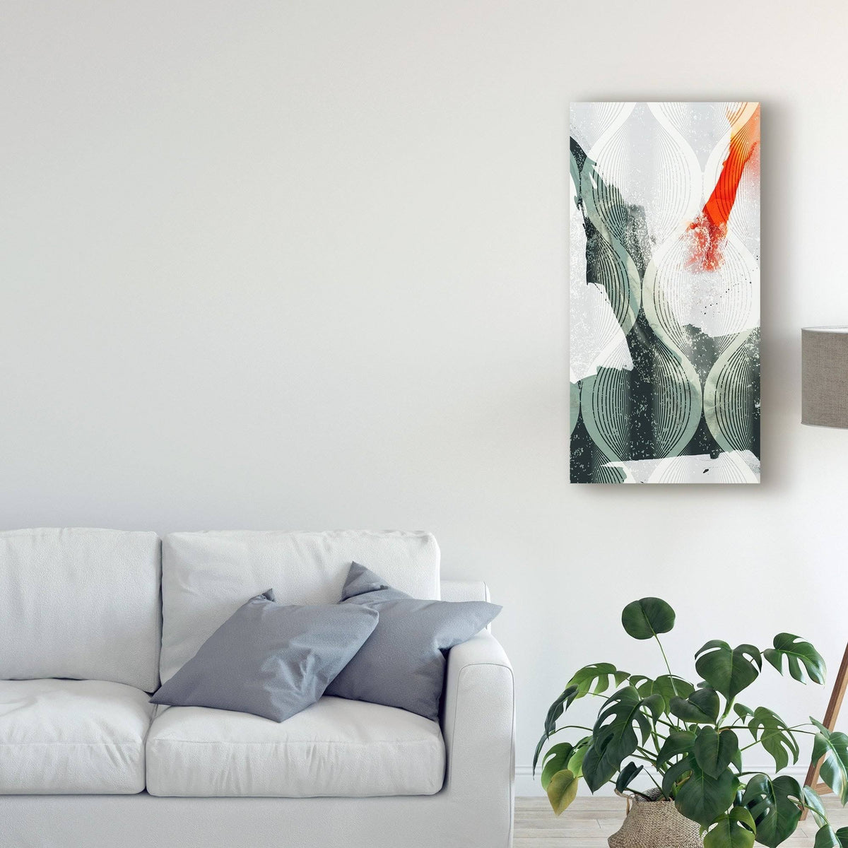 Minimal Wave II Canvas Art R16449