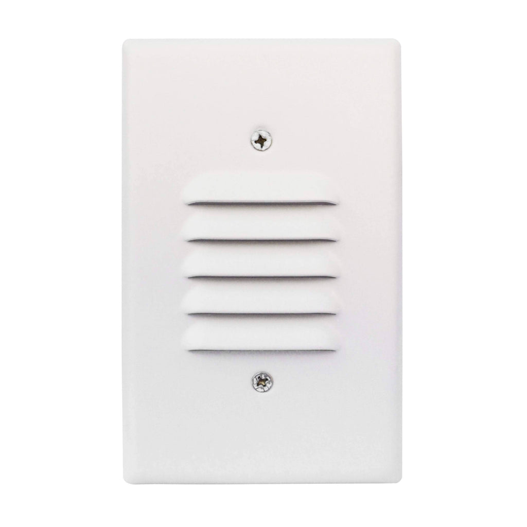 5 Pack Black Angled Louver Step Light with Vertical/Horizontal Plate - 2700K X702963