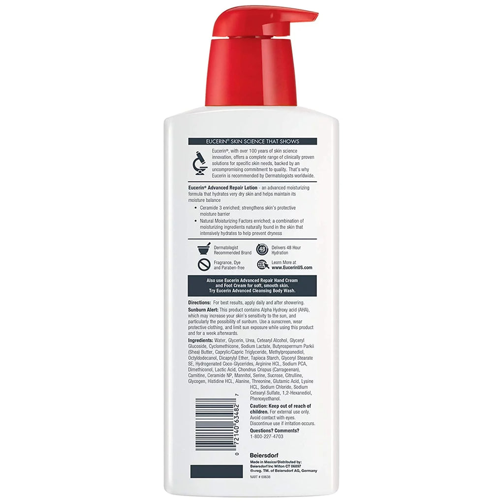 Fragrance Free 16.9 Fl Oz Repair Lotion V8418