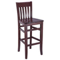 Mahogany 30x22 Bar Stool C26855