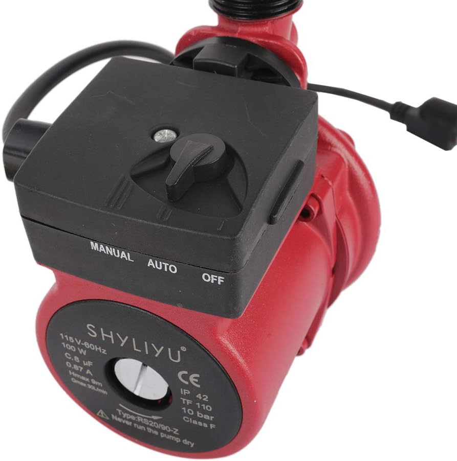 Water Pressure Booster Pump 115V 1 inch Outlet Cast Iron N917