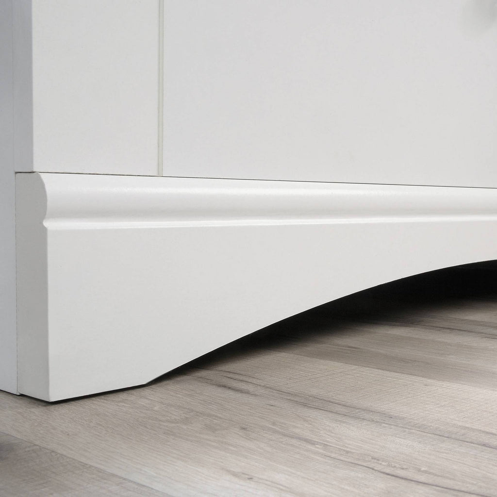 Soft White Engineered Wood Lateral Filing Cabinet Y229145