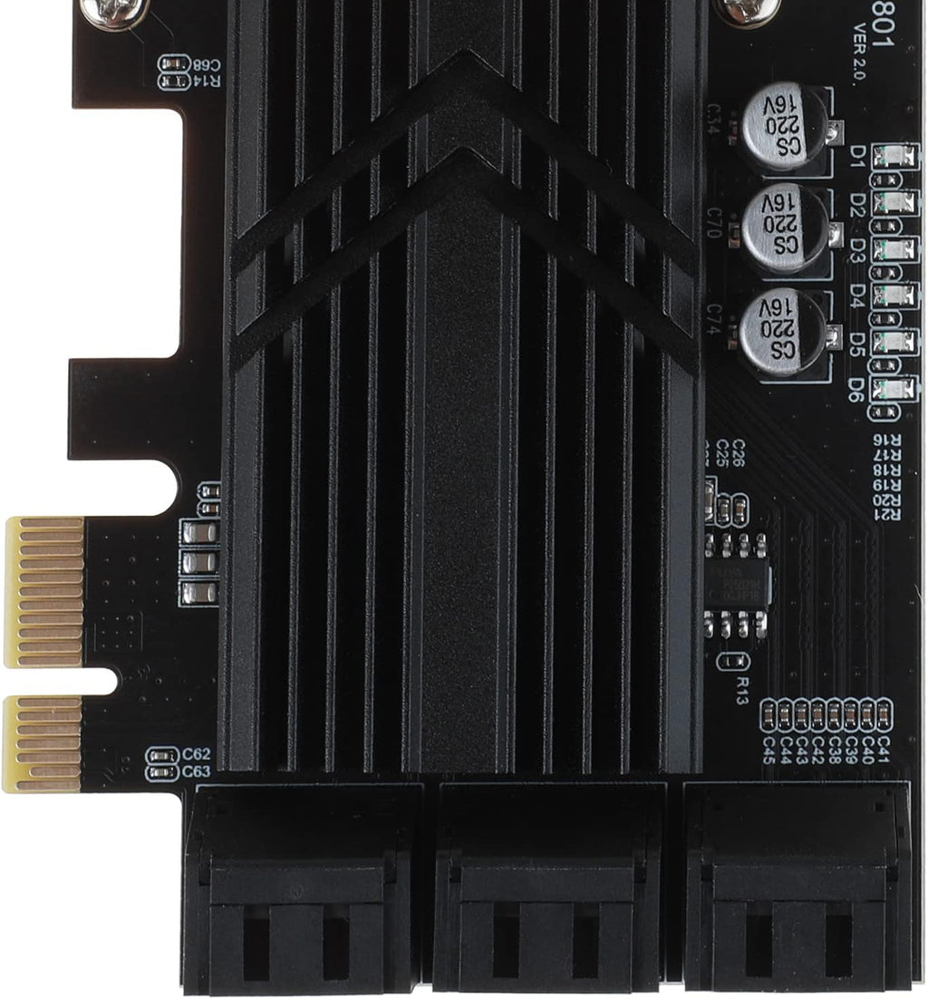 6 Port SATA III PCIe Controller Card V234