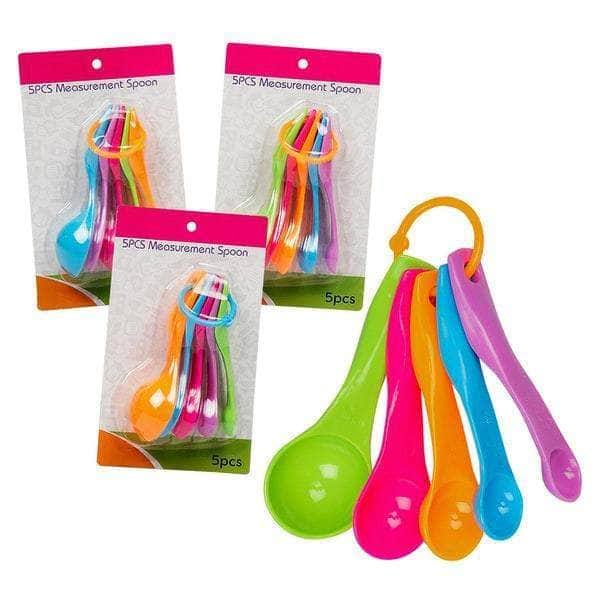 5 Piece Plastic Measuring Spoon Set J995344