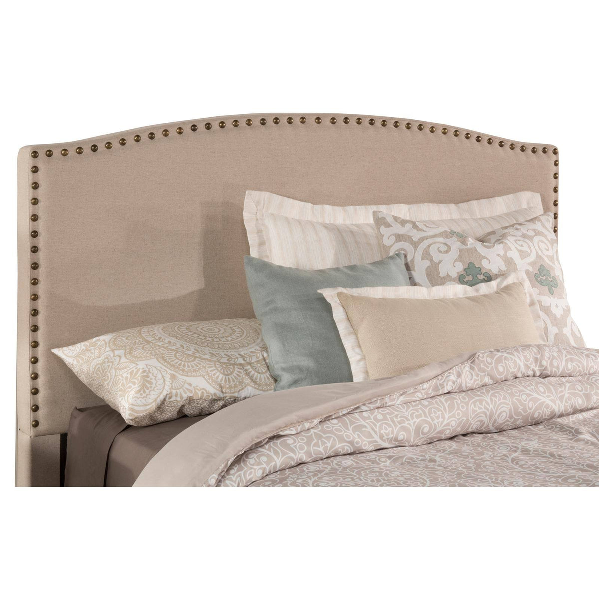 Light Taupe Fabric Headboard A452656