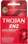 Non-Lubricated Latex Condoms 3 ct (Pack of 6) J768