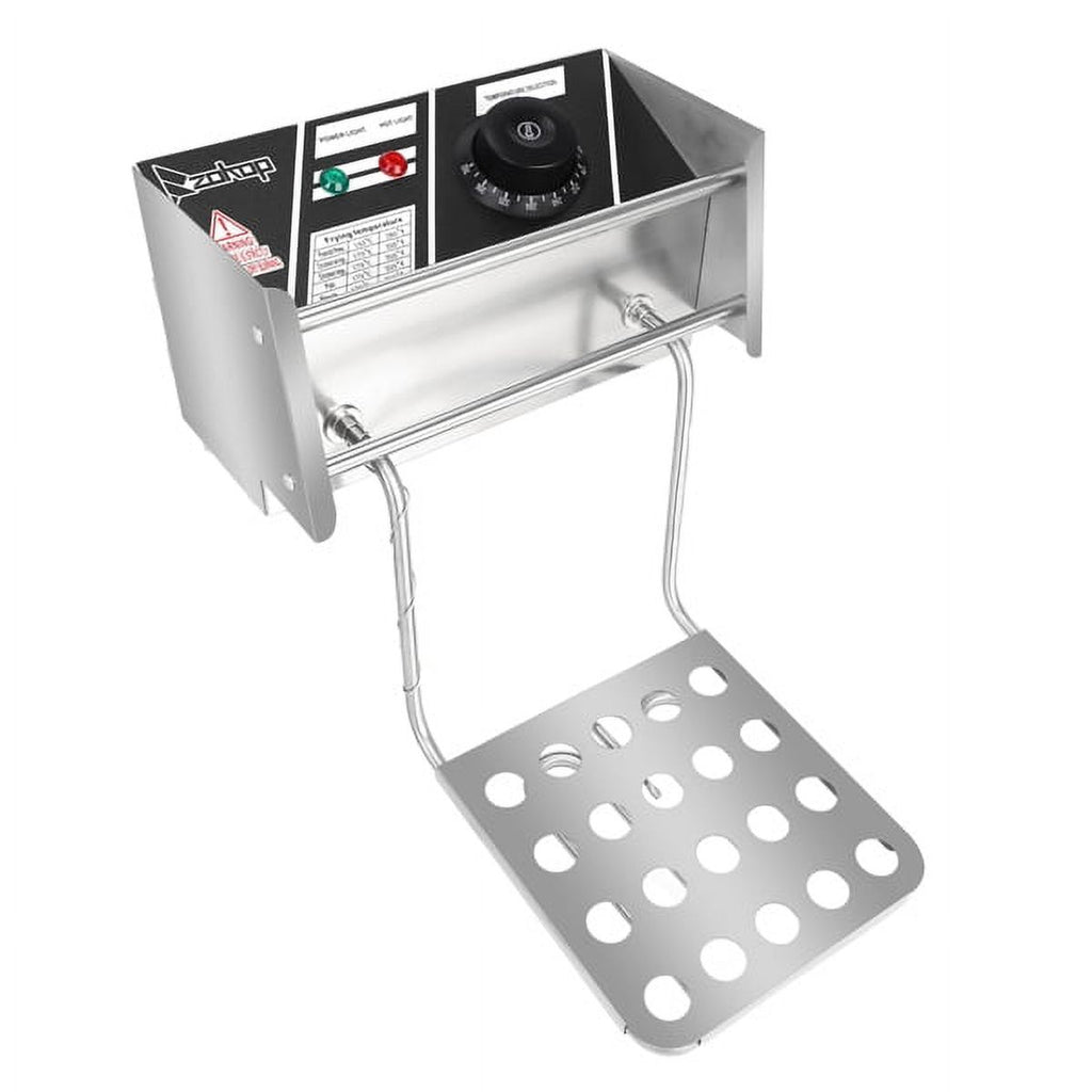 5000W 110V 12L Stainless Steel Double Cylinder Electric Fryer X585066