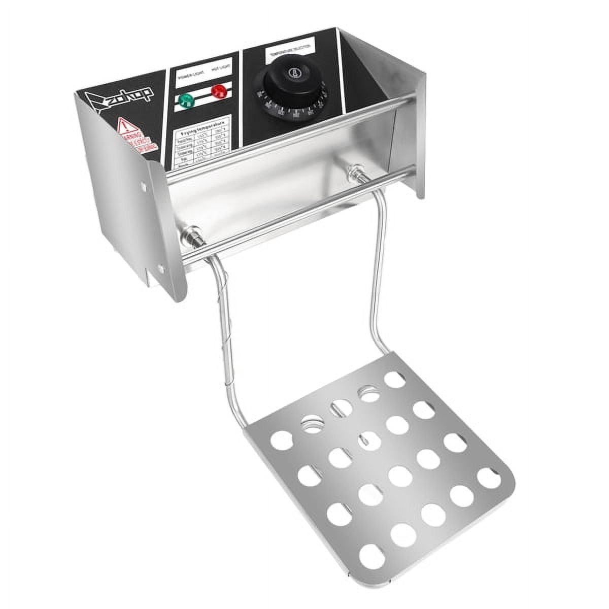 5000W 110V 12L Stainless Steel Double Cylinder Electric Fryer X585066