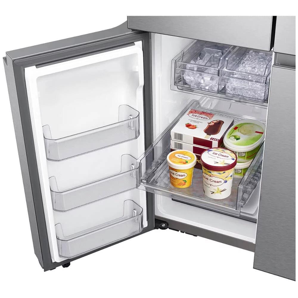 French Door Freestanding Refrigerator Black Stainless Steel B799