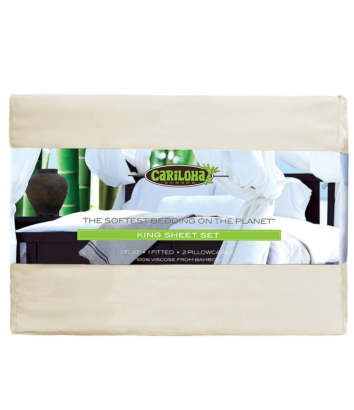 Queen 100% Bamboo Bed Sheet Set U6646