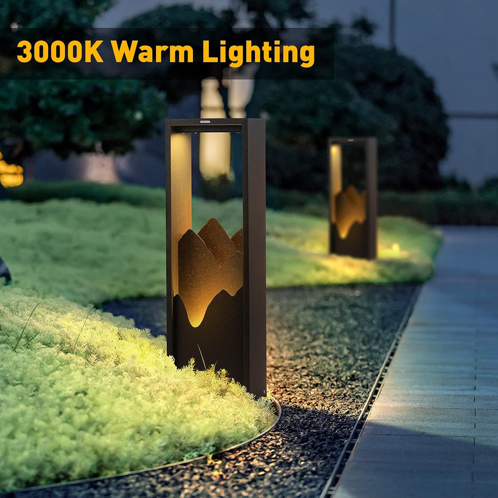 Stainless Steel 3000K LED Outdoor Bollard Light A495982