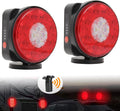 Magnetic Wireless Trailer Towing LED Light Kit with 7 Pin Transmitter Connectors Rechargeable Battery M308