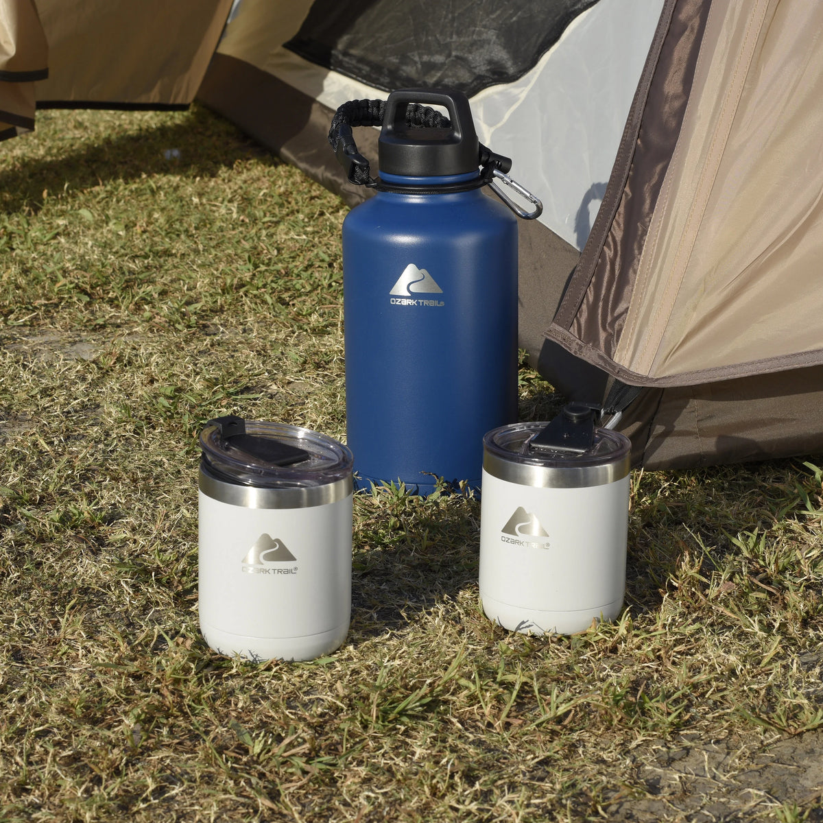 3 Piece Stainless Steel Vacuum Bottle Tumbler Combo X779296