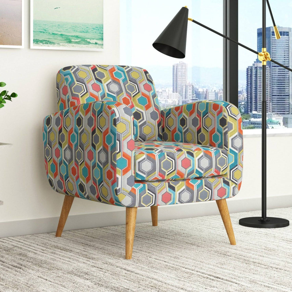 Charcoal Linen Armchair X673