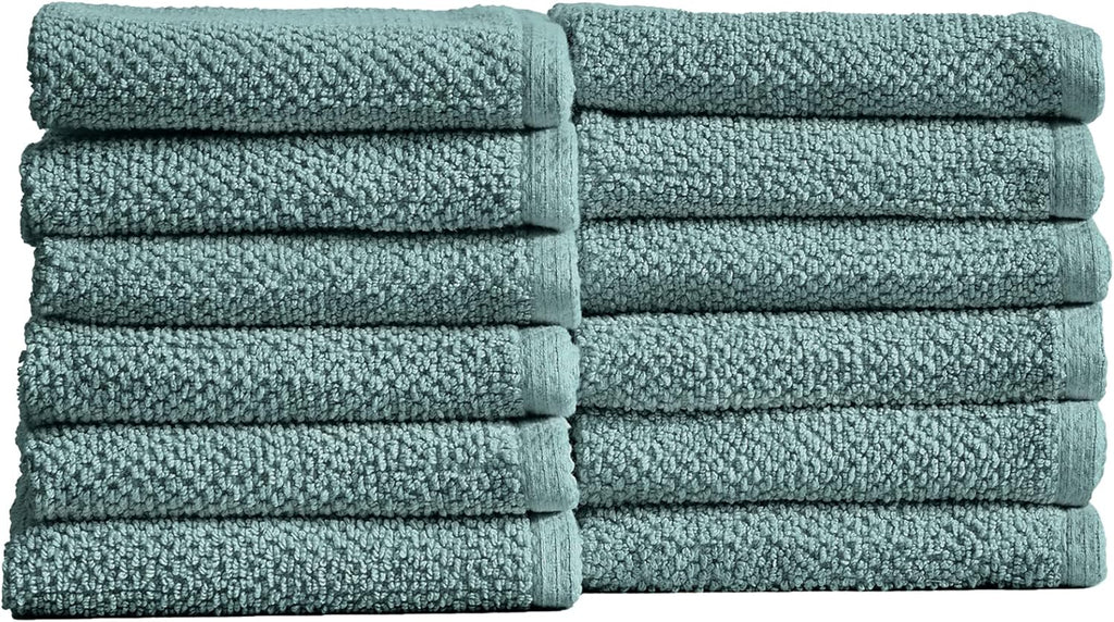 Light Grey Set of 4 Cotton Quick-Dry Bath Towels U24873