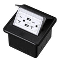 Stainless Steel Pop Up Electrical Outlet Receptacle, Pack of 2 V270624