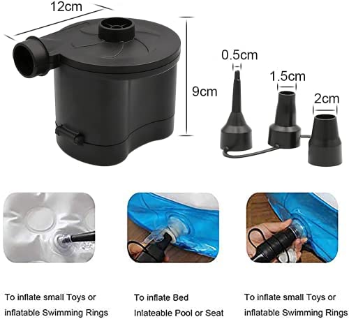 Battery Powered Electric Air Pump with 3 Nozzles O56871