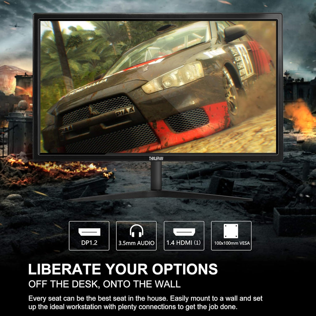24 Inch FHD 165 Hz Gaming Monitor with FreeSync, VESA, DP & HDMI & USB T19553