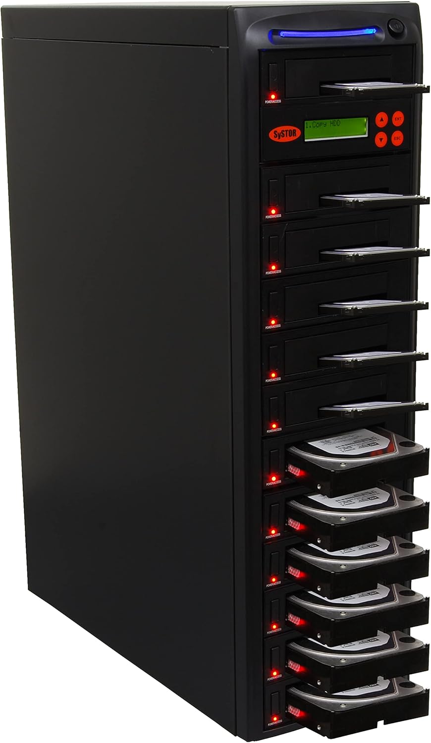 Hard Drive Duplicator for SATA 3.5 Disk & 2.5 Solid State Drives Q175