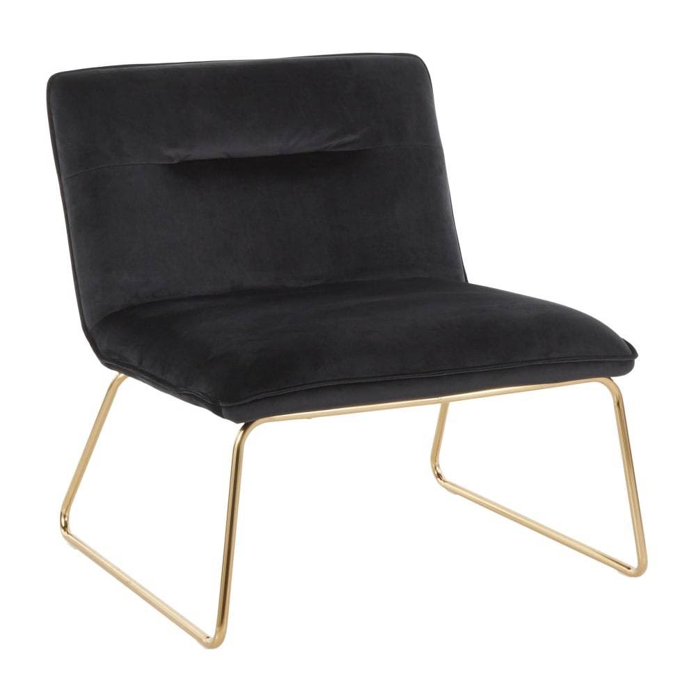Cream Velvet Accent Chair M4903