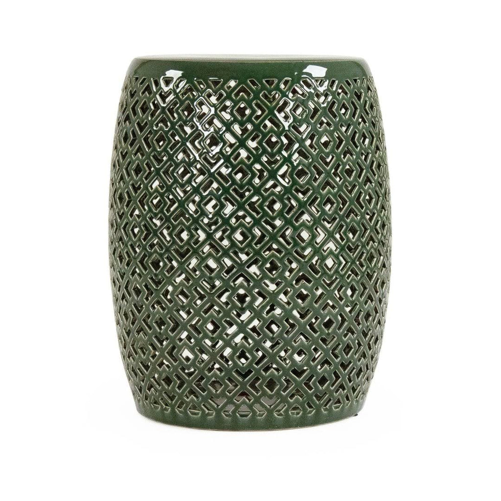 Teal Garden Stool F581003