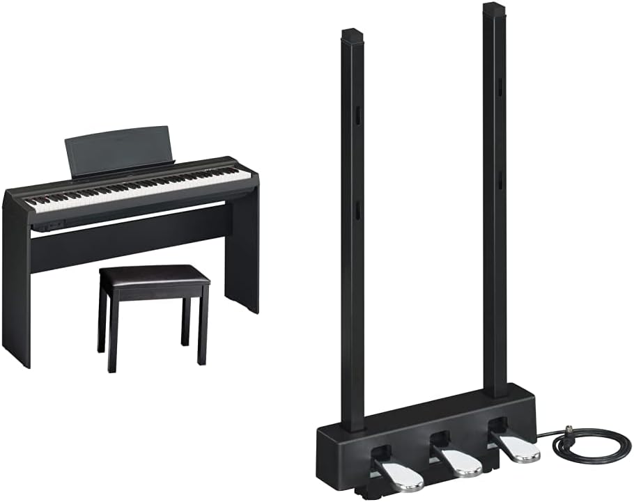 88-Key Weighted Action Digital Piano, Black Q912