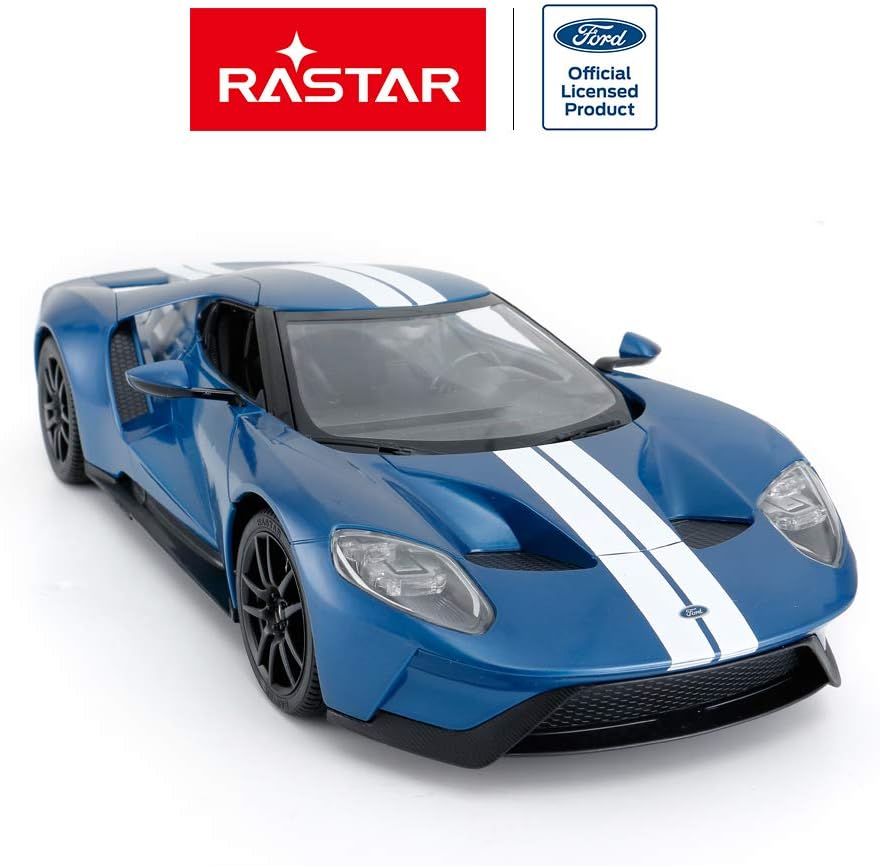 Blue 1/14 Ford GT Remote Control Race Toy Car Pack of 2 W11870