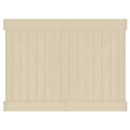 White Vinyl Privacy Fence Panel Kit E8124
