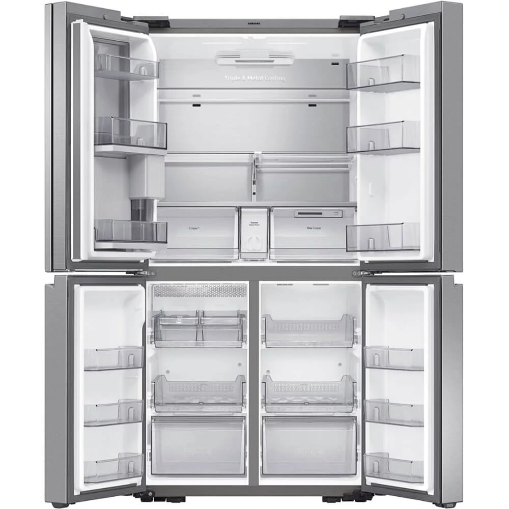 French Door Freestanding Refrigerator Black Stainless Steel B799