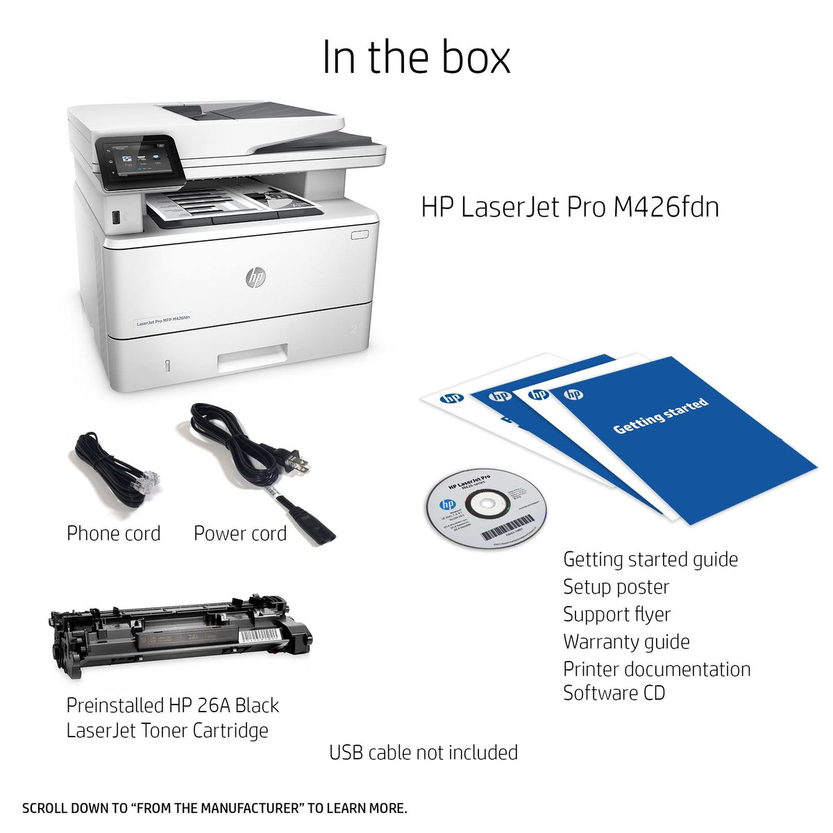 LaserJet Pro MFP M426fdn Printer S73408