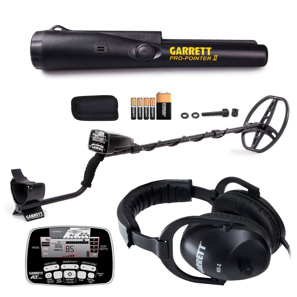 Waterproof Metal Detector with Headphones and Pinpointer C249