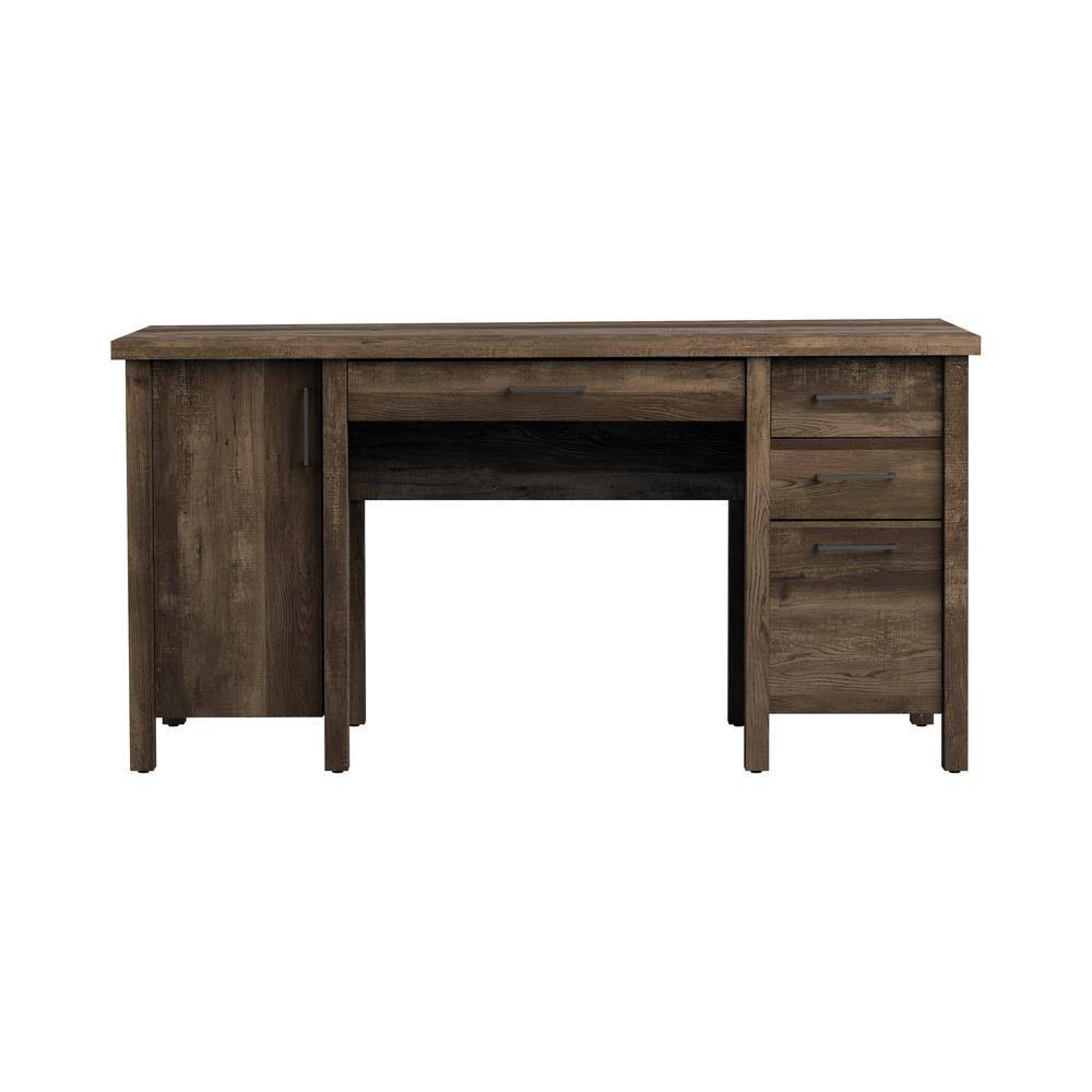 Rustic Oak Bookcase V30858