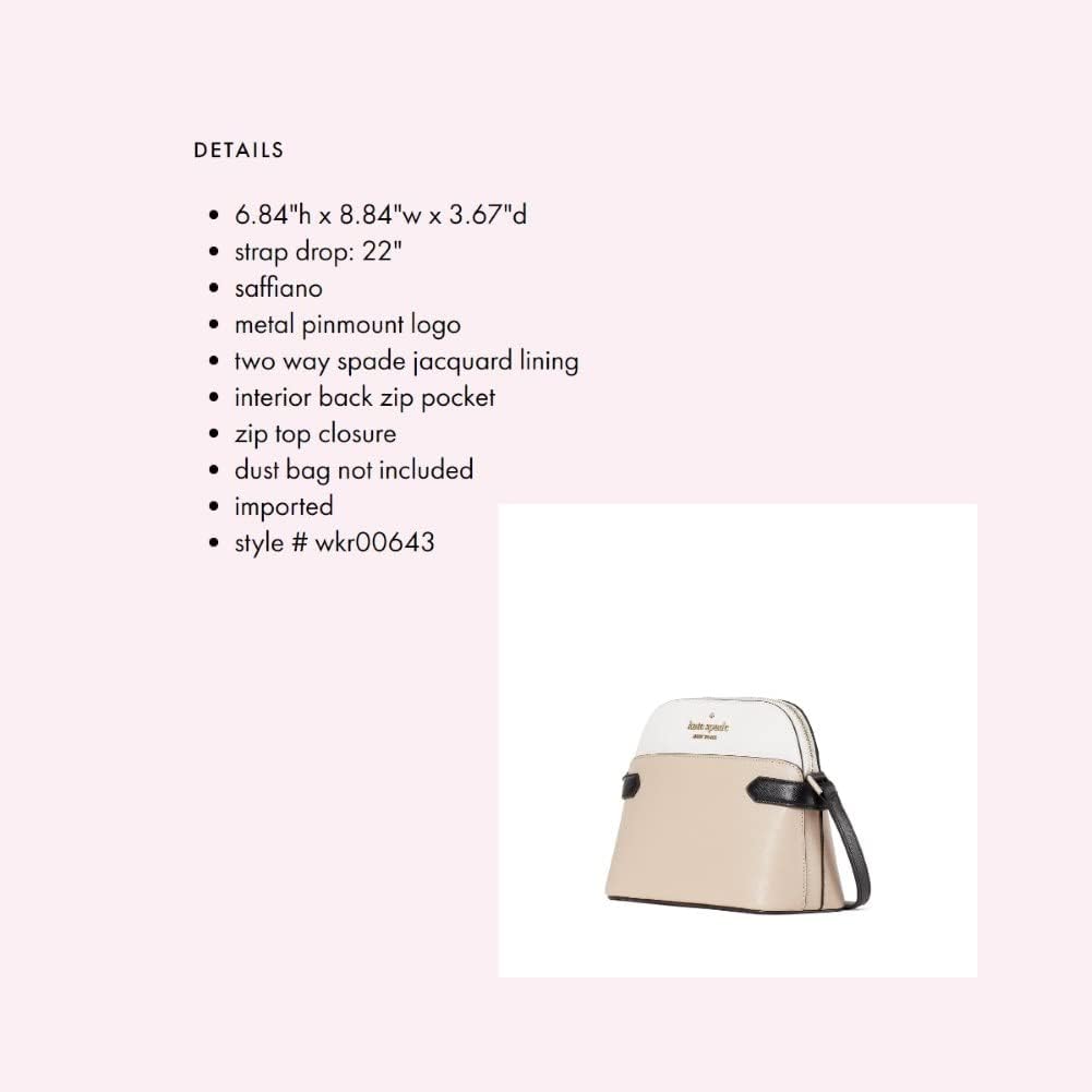 WARM BEIGE MULTI Saffiano Leather Crossbody Bag Q1127