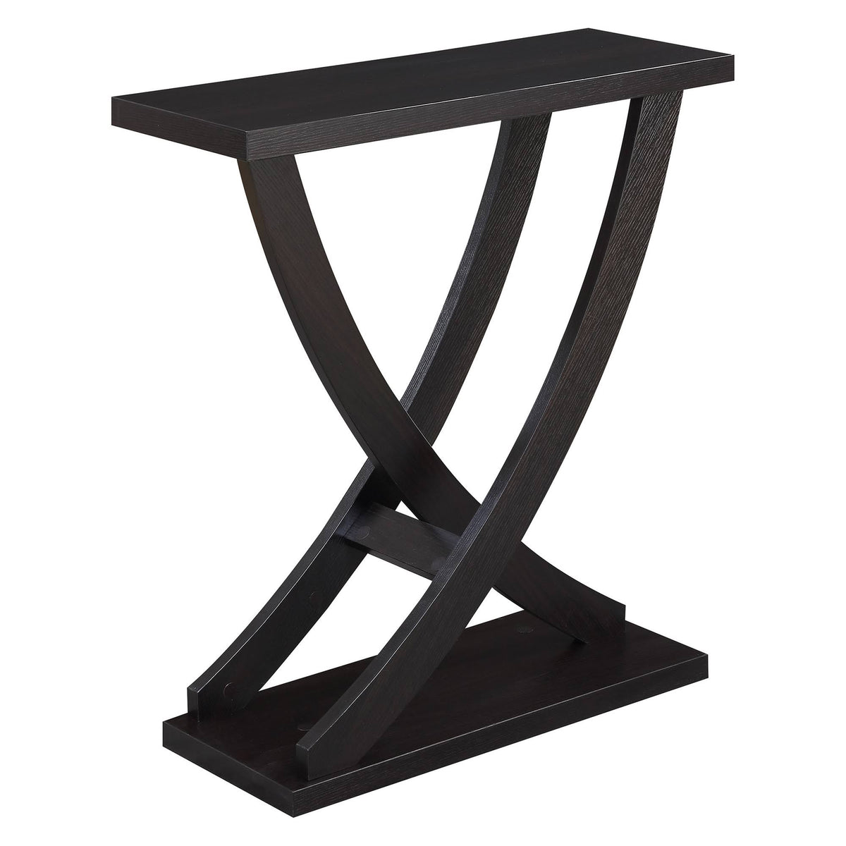Espresso Cross Step Console Table X353