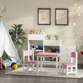 3 Piece Play Table and Chair Set Pink W624970