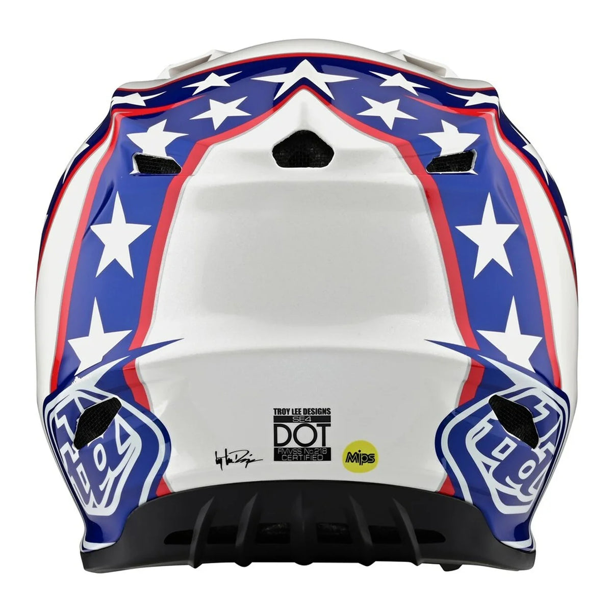 White/Blue Large Full Face Motocross Helmet X5021