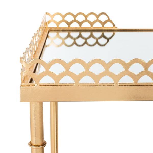 Gold Leaf 2 Shelf Table J419166