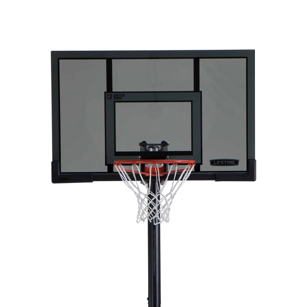 Adjustable Portable Basketball Hoop 52-inch Polycarbonate T482