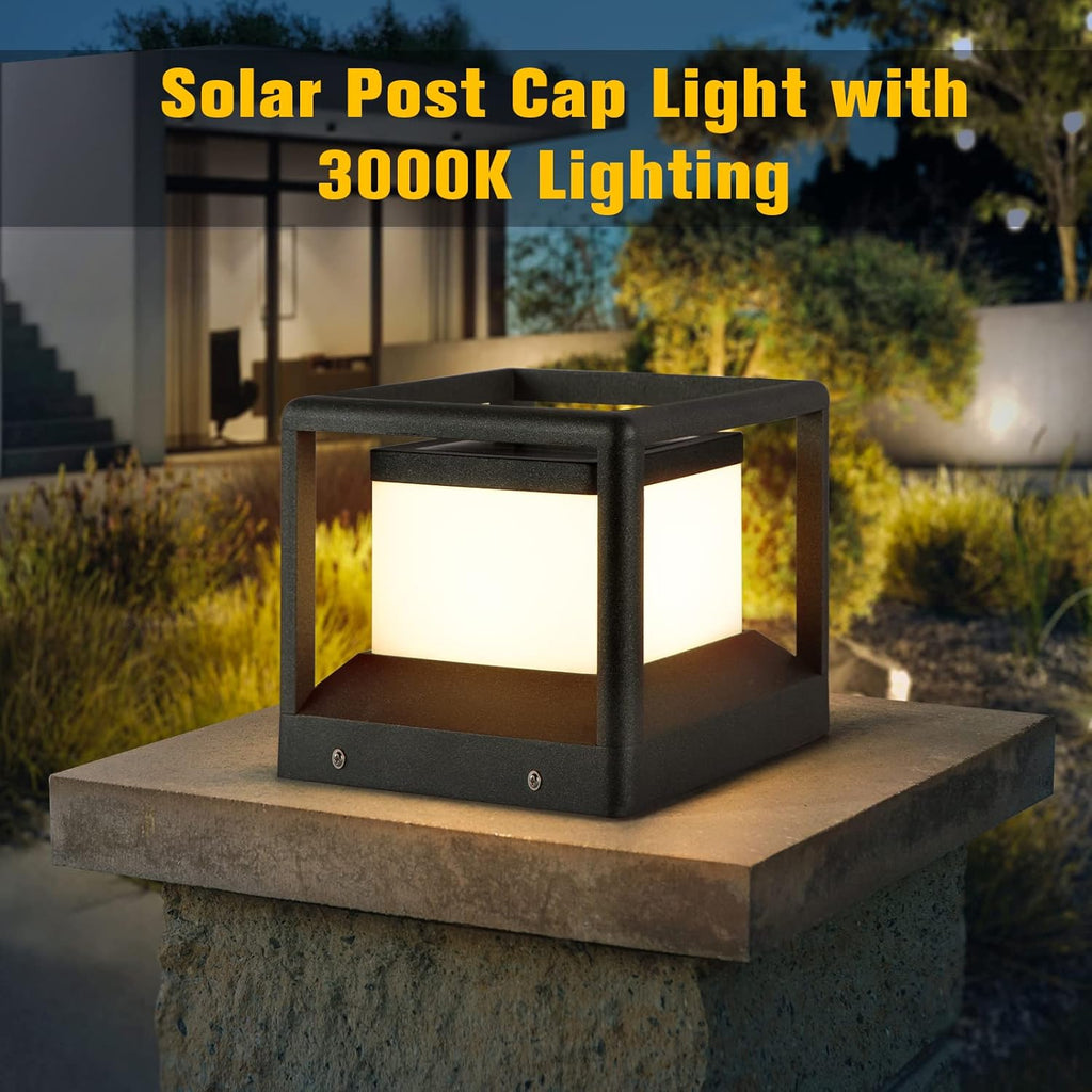Solar Post Cap Light 3000K IP65 Waterproof S417237