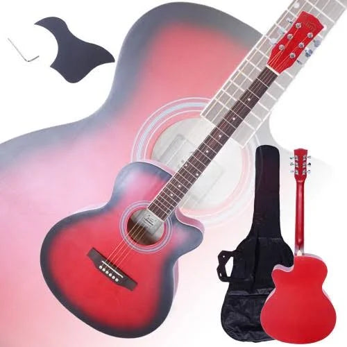 40 inch Acoustic Guitar with Guitar Case S95446