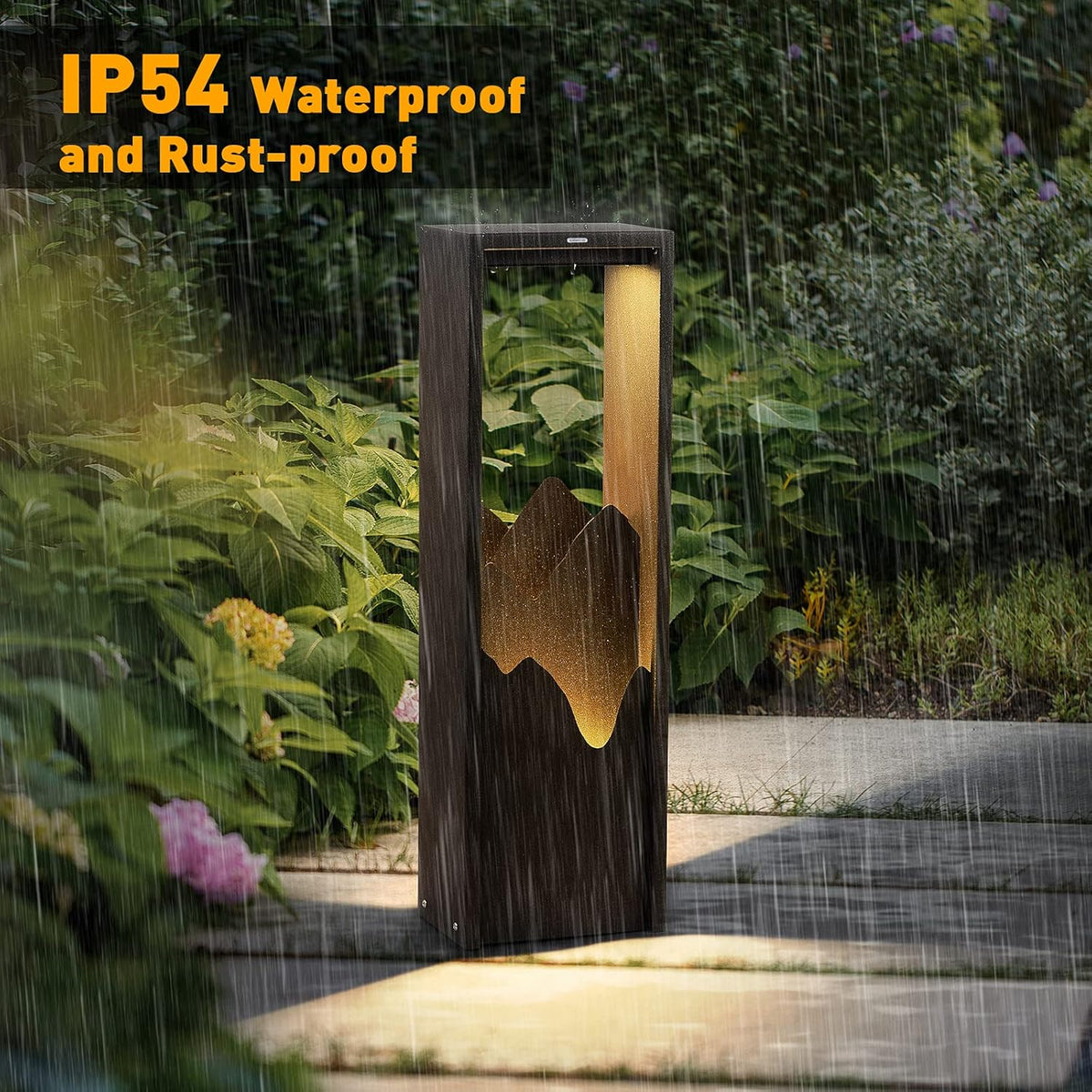 Stainless Steel 3000K LED Outdoor Bollard Light A495982